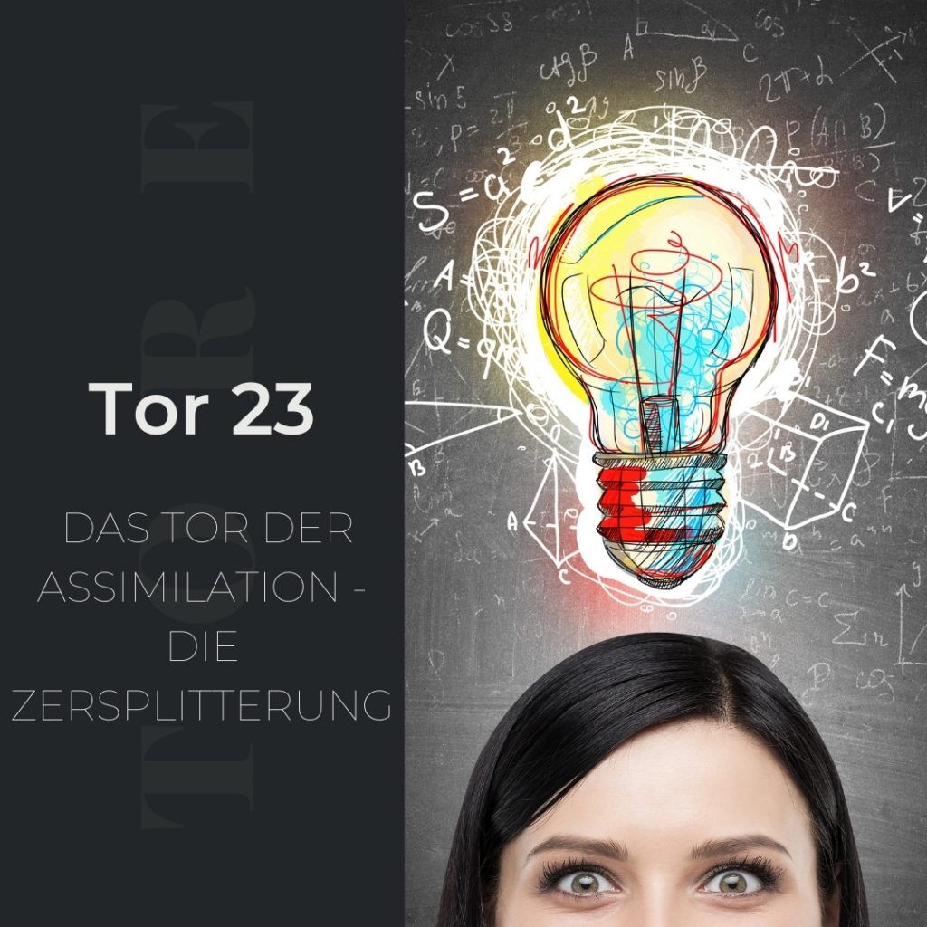 Tor 23 - Das Tor der Assimilation - Die Zersplitterung