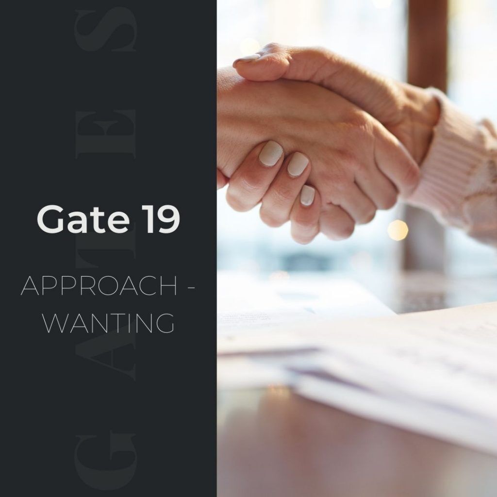 Human Design Gate 19 - Approach - Wanting