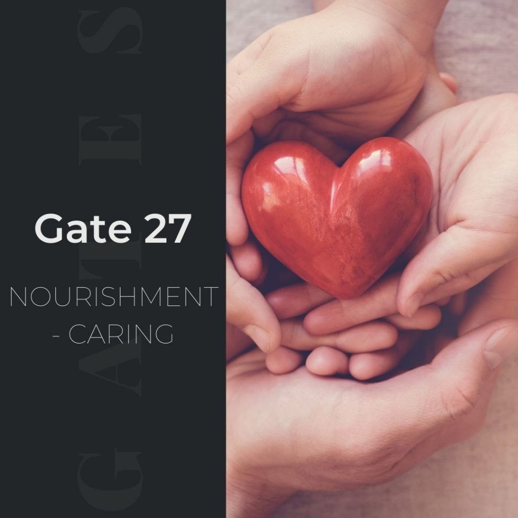 Human Design Gate 27 - Nourishment - Caring