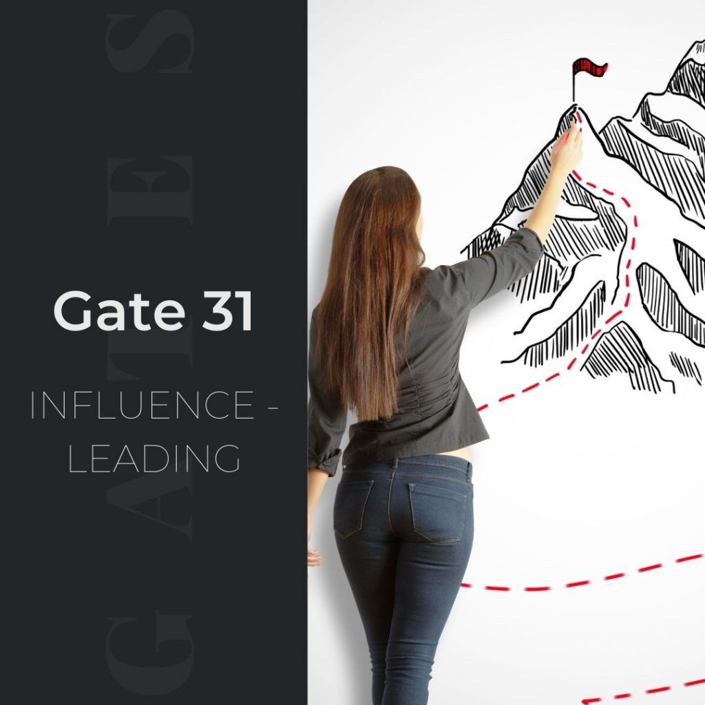 Human Design Gate 31 - Influence - Leading