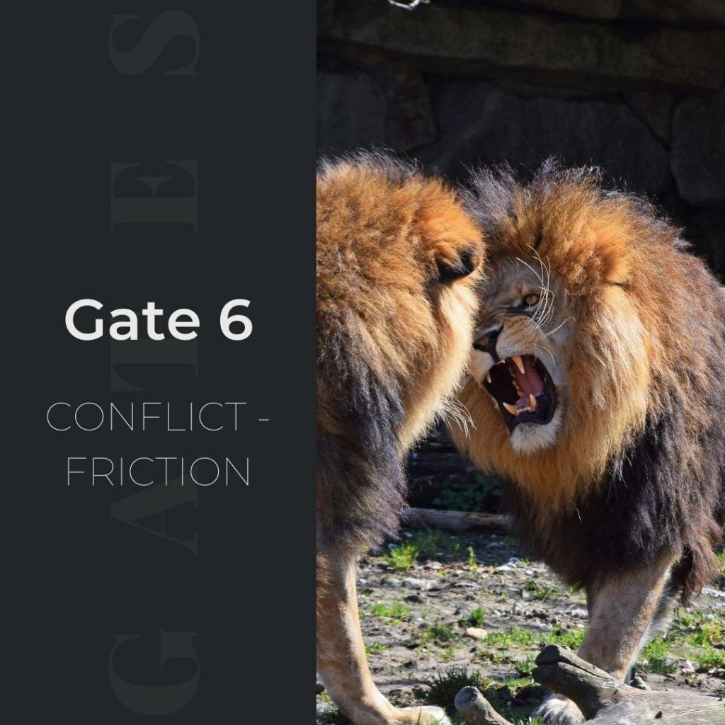 Human Design Gate 6 - Conflict - Friction